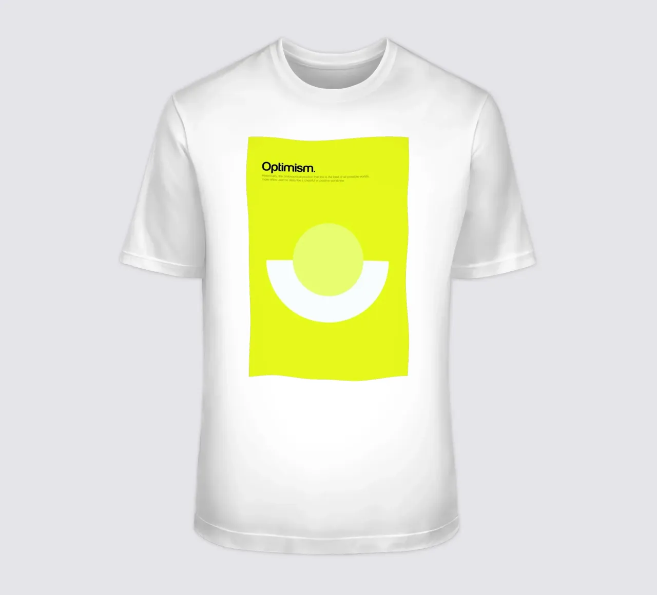 Optimism t-shirt by Genís Carreras