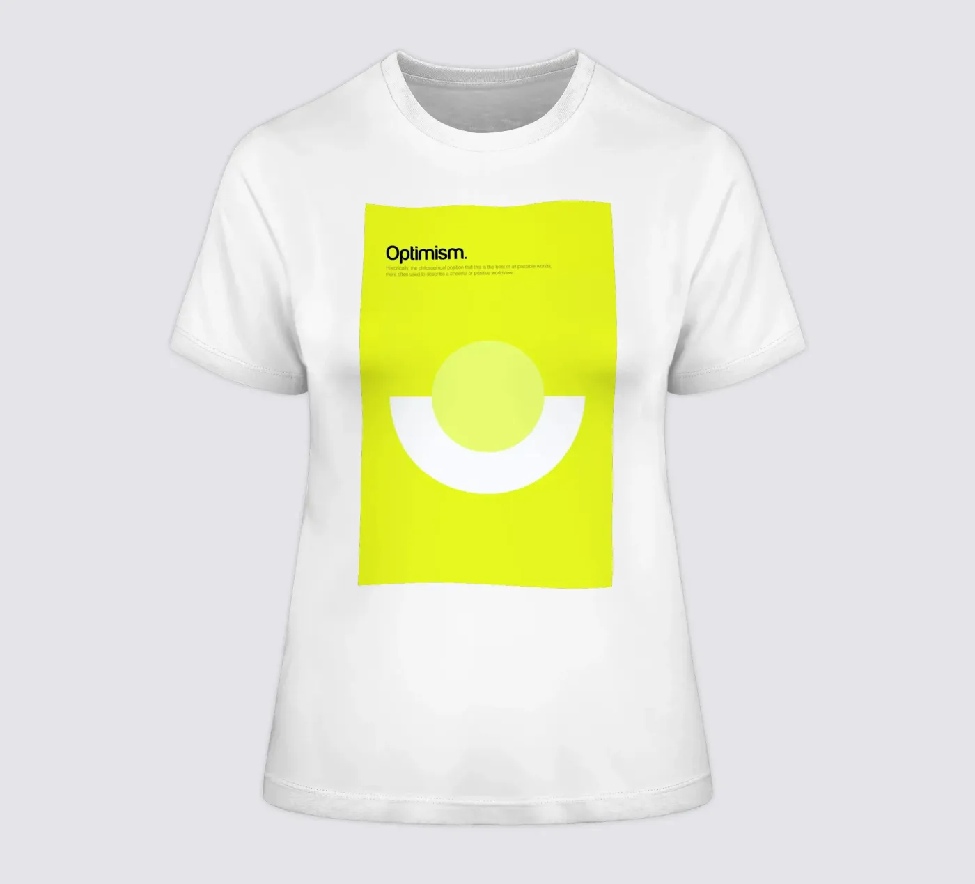 Optimism t-shirt da donna da Genís Carreras