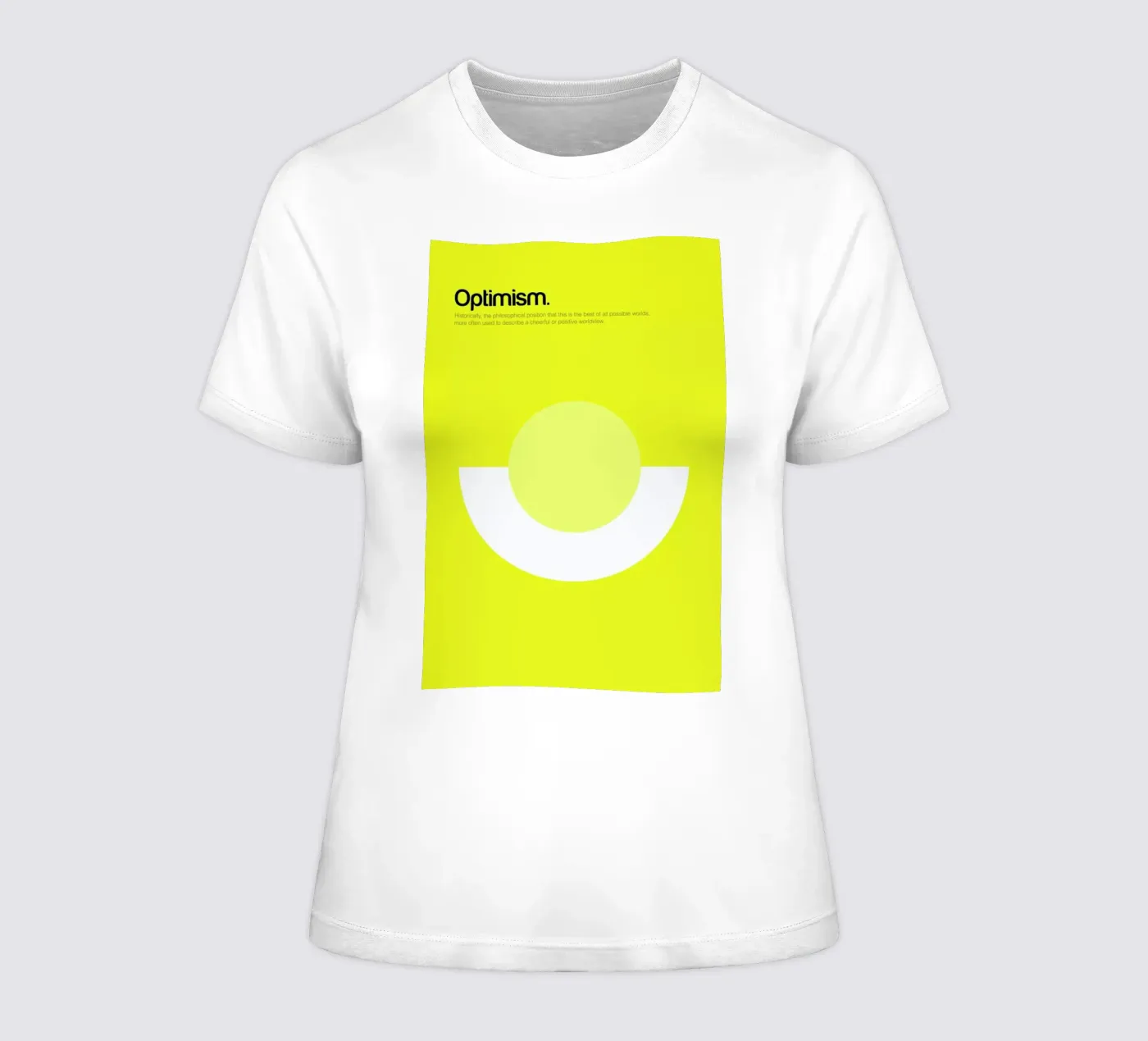 Optimism t-shirt da donna da Genís Carreras