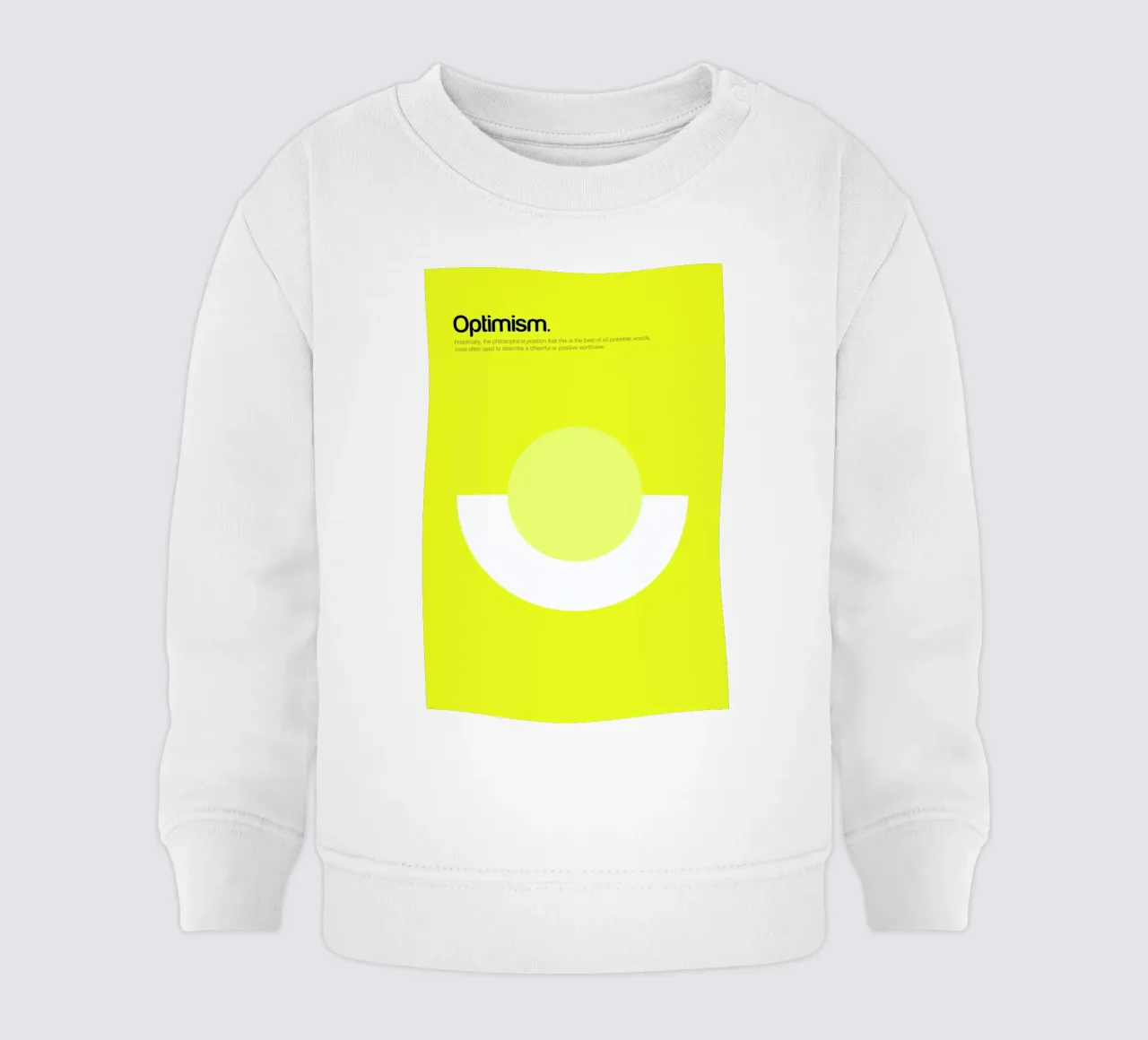 Optimism baby sweatshirt van Genís Carreras