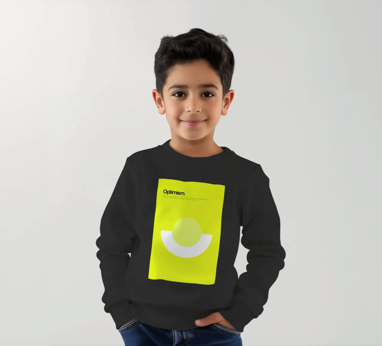 Optimism felpa bambino da Genís Carreras