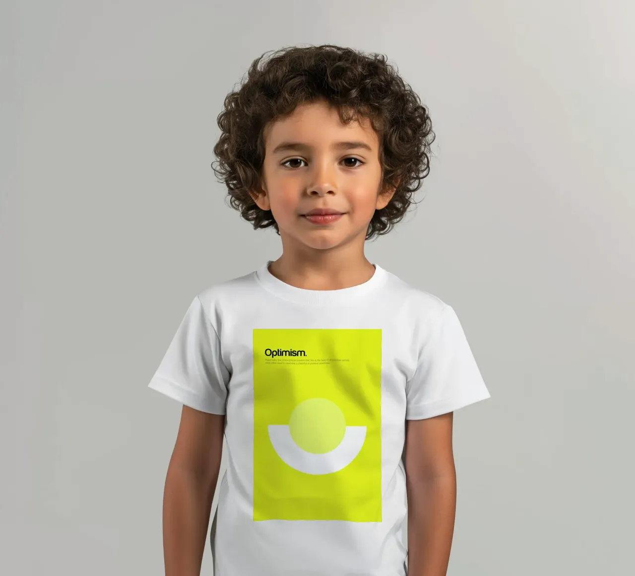 Optimism t-shirt bambini da Genís Carreras
