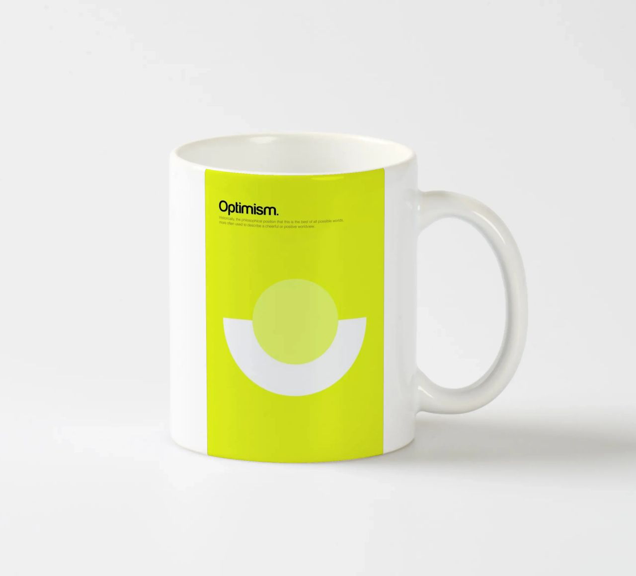 Optimism tazza in ceramica da Genís Carreras