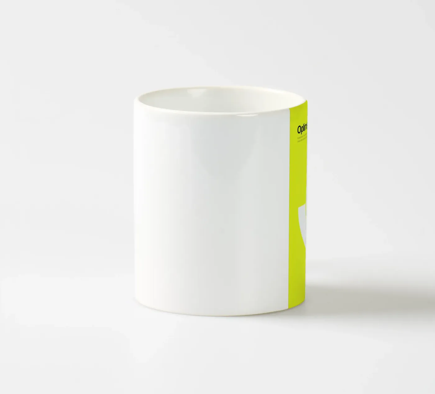 Optimism ceramic mug by Genís Carreras