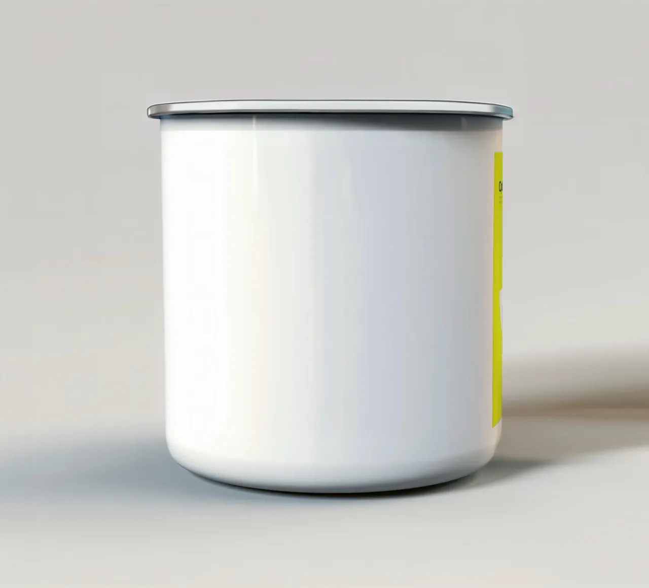 Optimism Emaille Tasse von Genís Carreras