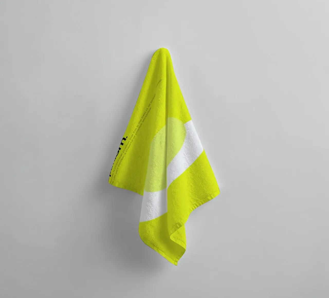 Optimism towel by Genís Carreras