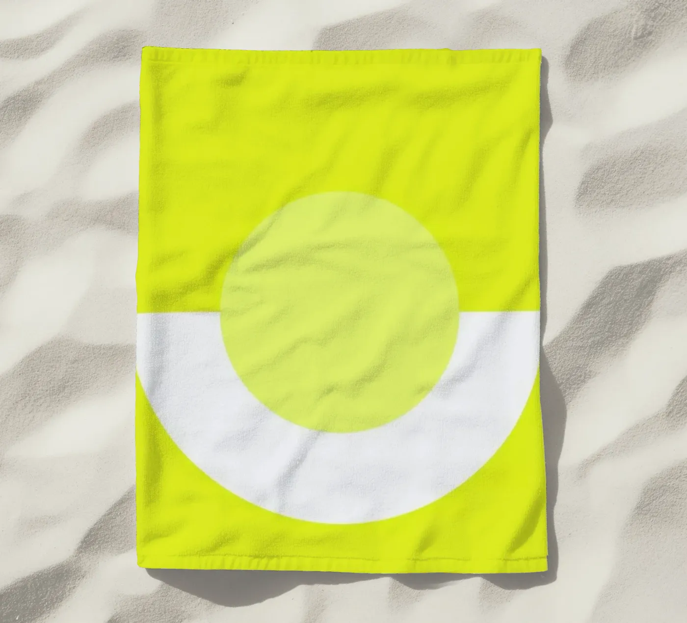 Optimism beach towel by Genís Carreras