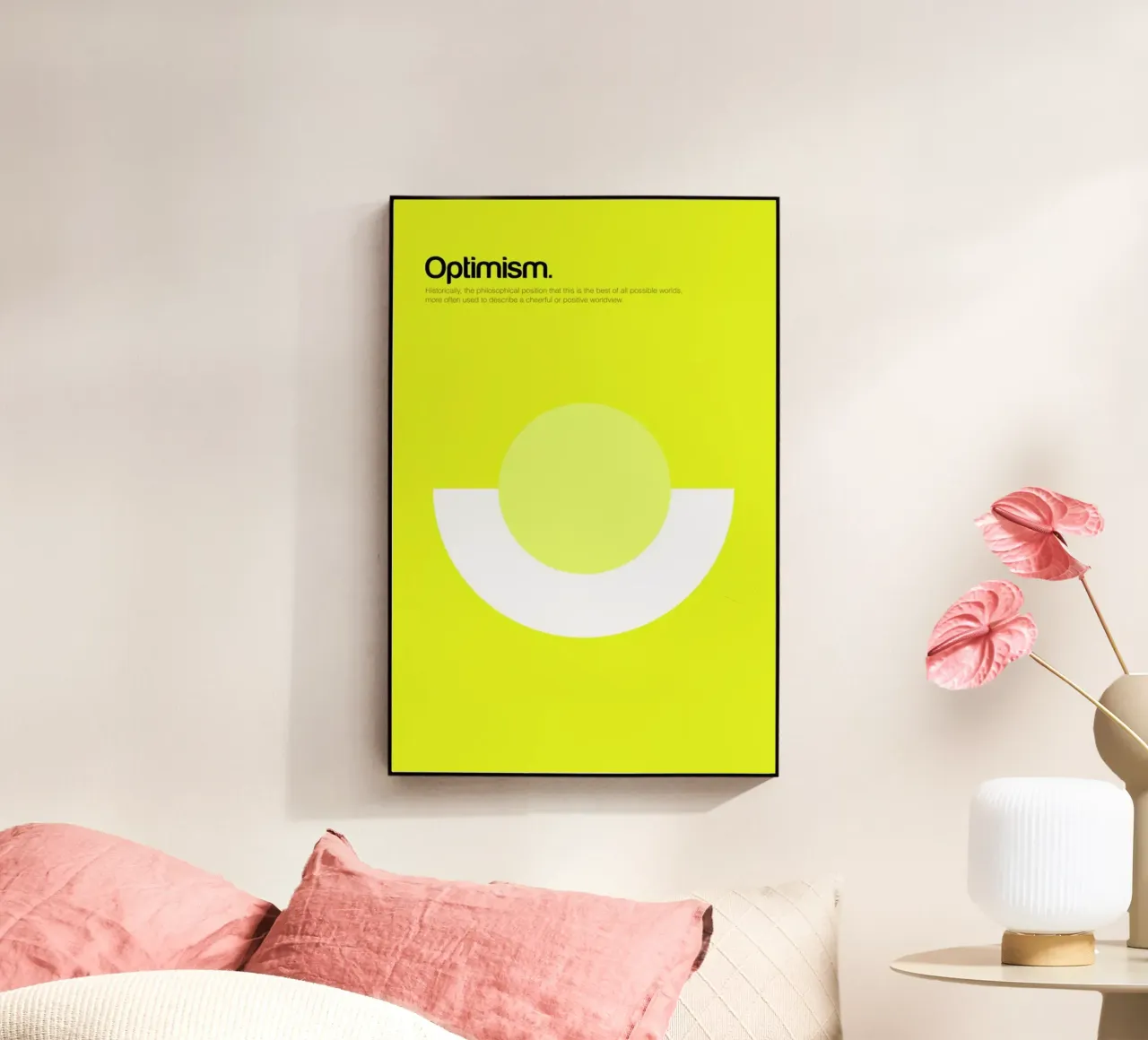 Optimism acrylic glass by Genís Carreras