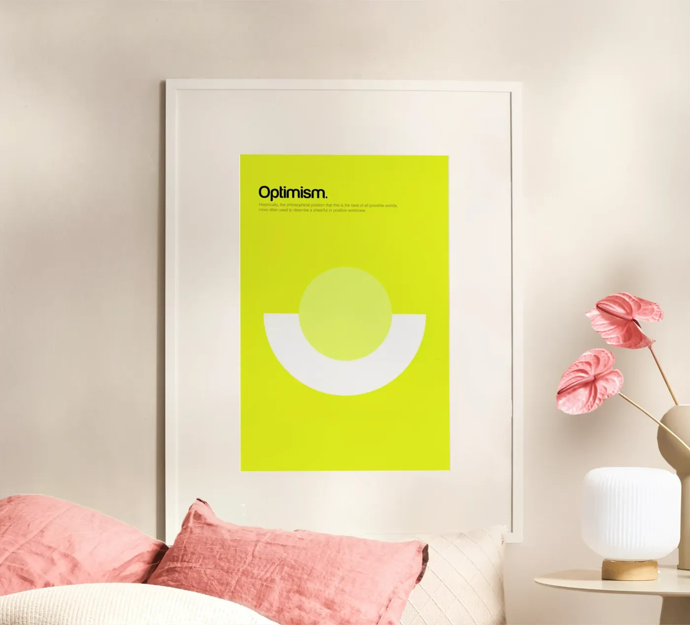 Optimism poster de Genís Carreras