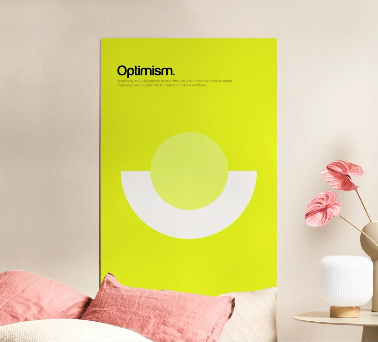 Optimism poster da Genís Carreras
