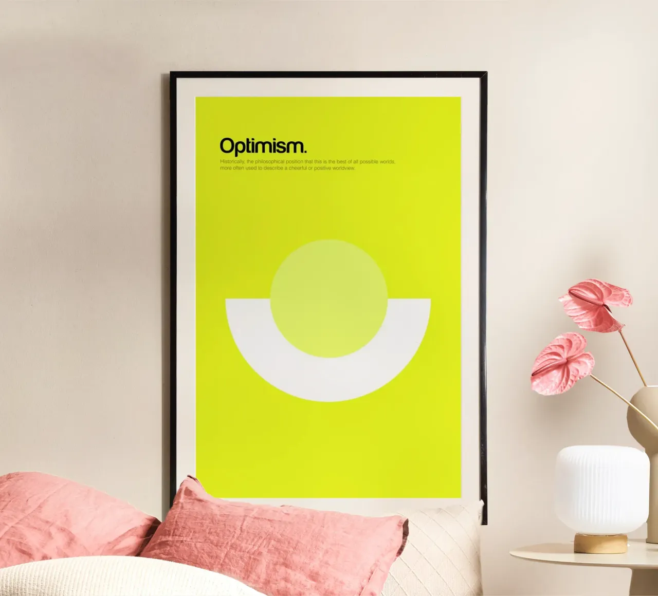 Optimism poster da Genís Carreras