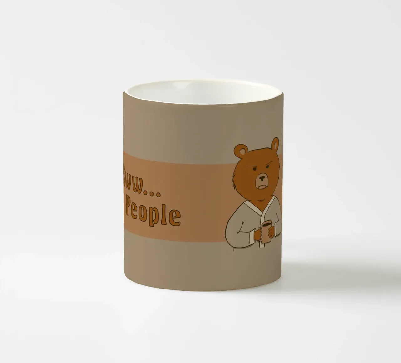 Che schifo... Persone tazza in ceramica da Loobs