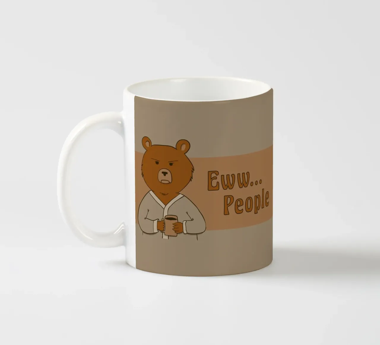 Che schifo... Persone tazza in ceramica da Loobs