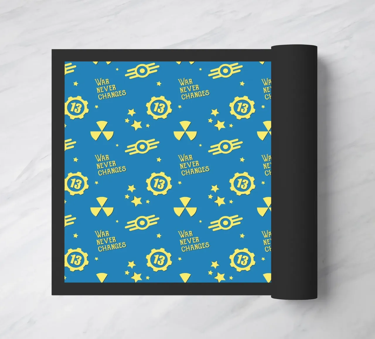Fallout Pattern doormat by Loobs