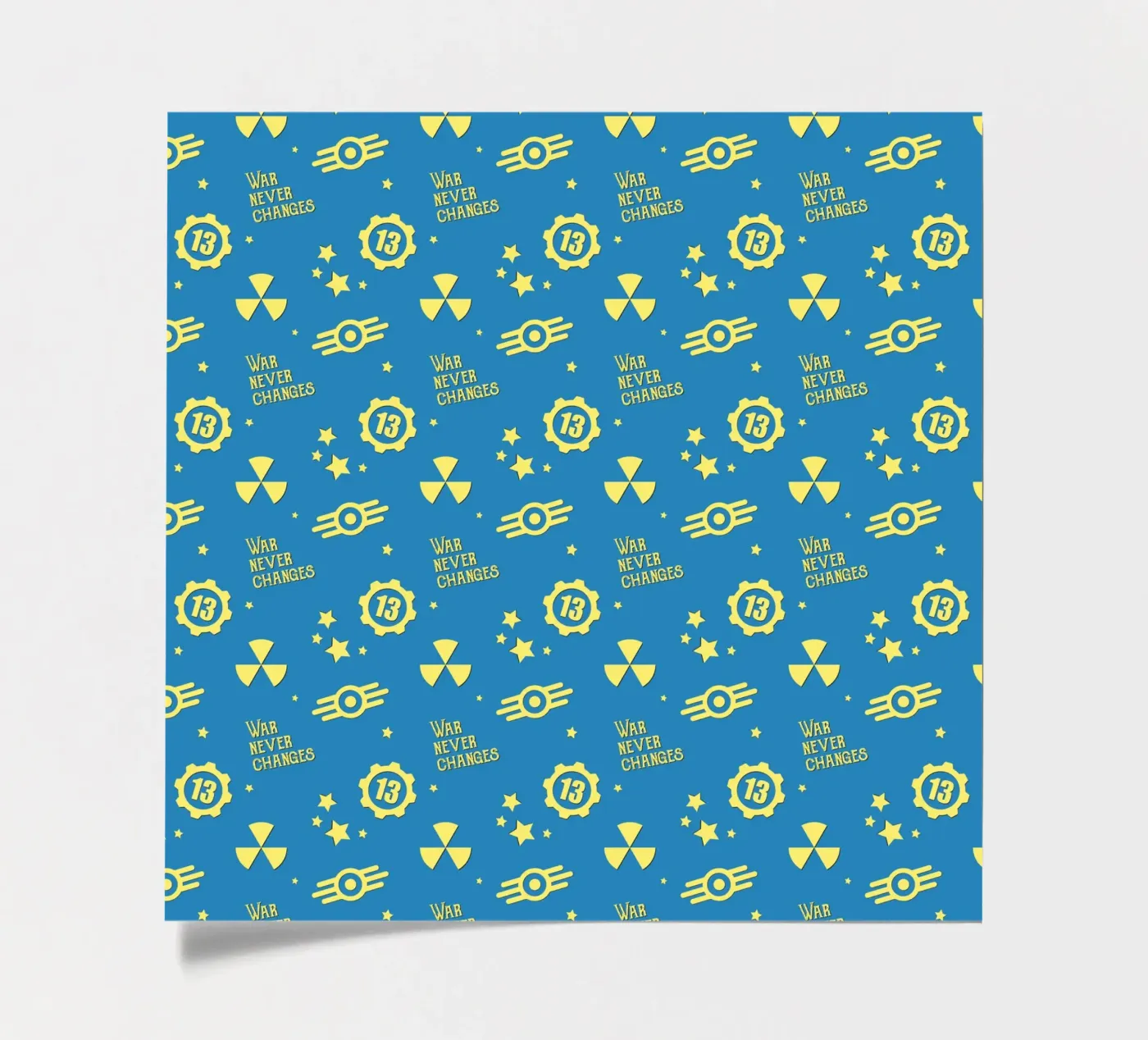Fallout Pattern stickervel van Loobs