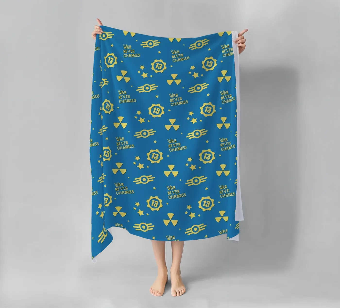 Fallout Pattern beach towel by Loobs
