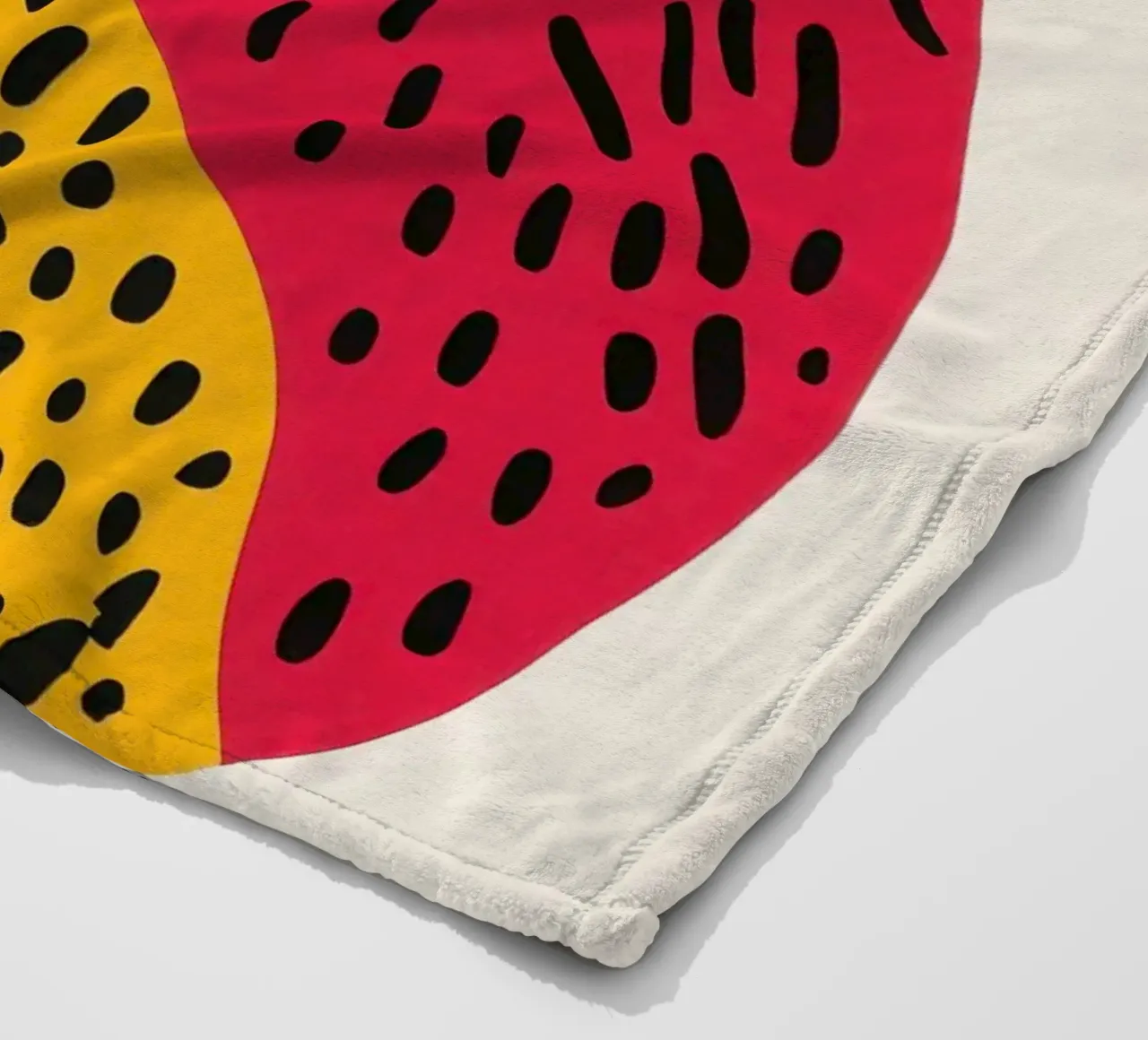 Fraise Pop Art coperta in pile da Pop and Fruits - Affiches & posters