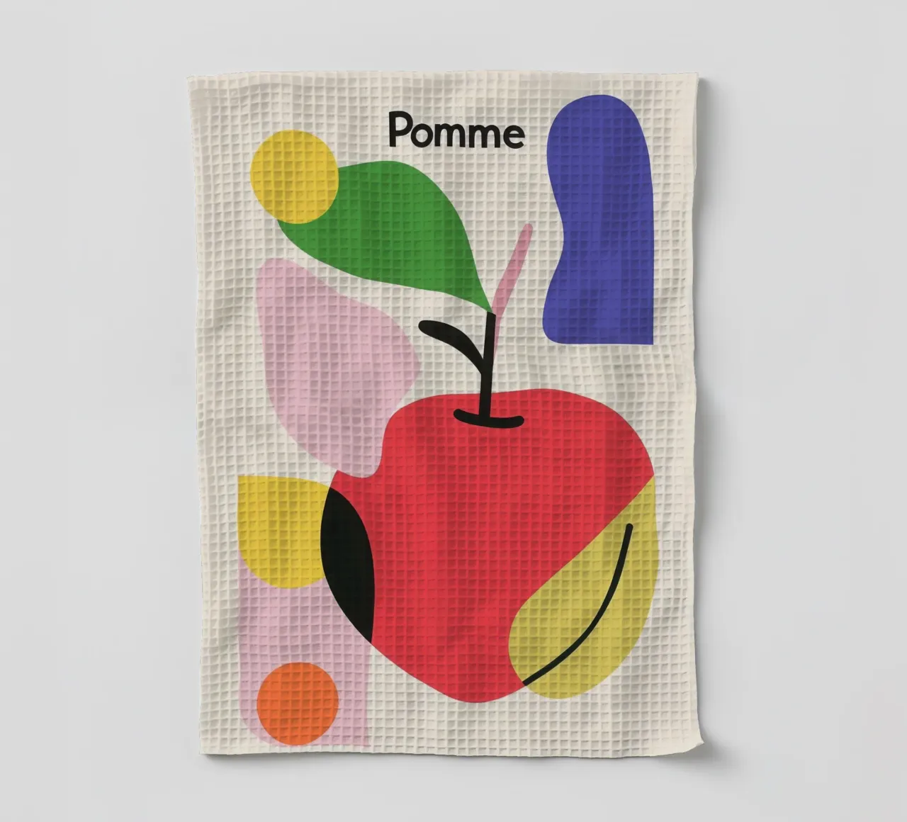Pomme Moderniste torchon de Pop and Fruits - Affiches & posters