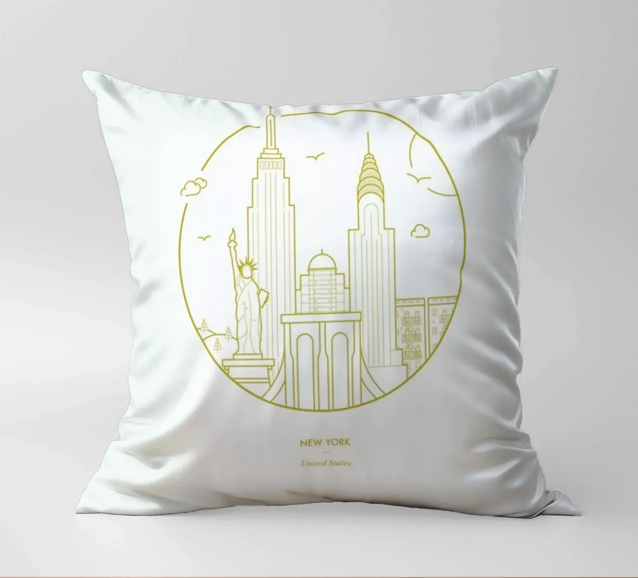 New York cuscino da Dean Smith