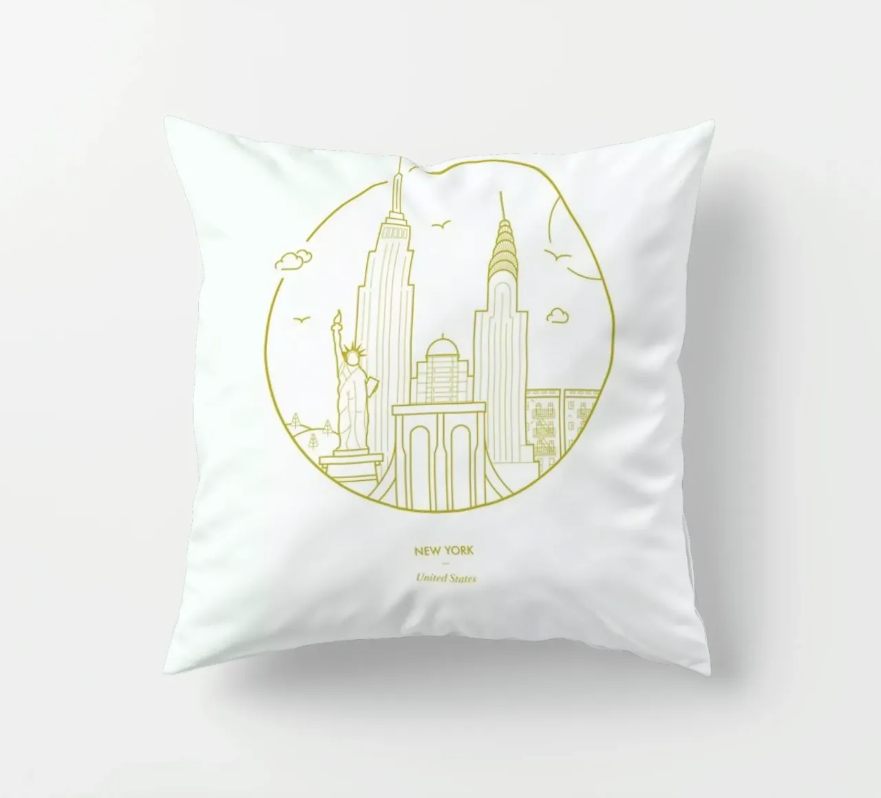 New York cuscino da Dean Smith