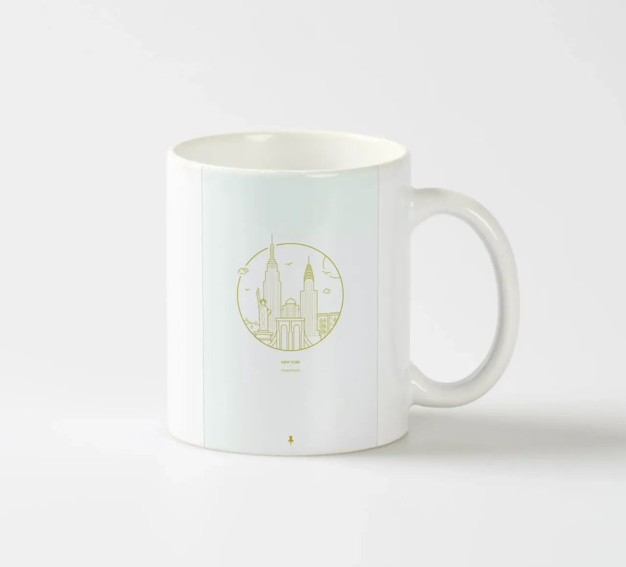 New York tazza in ceramica da Dean Smith