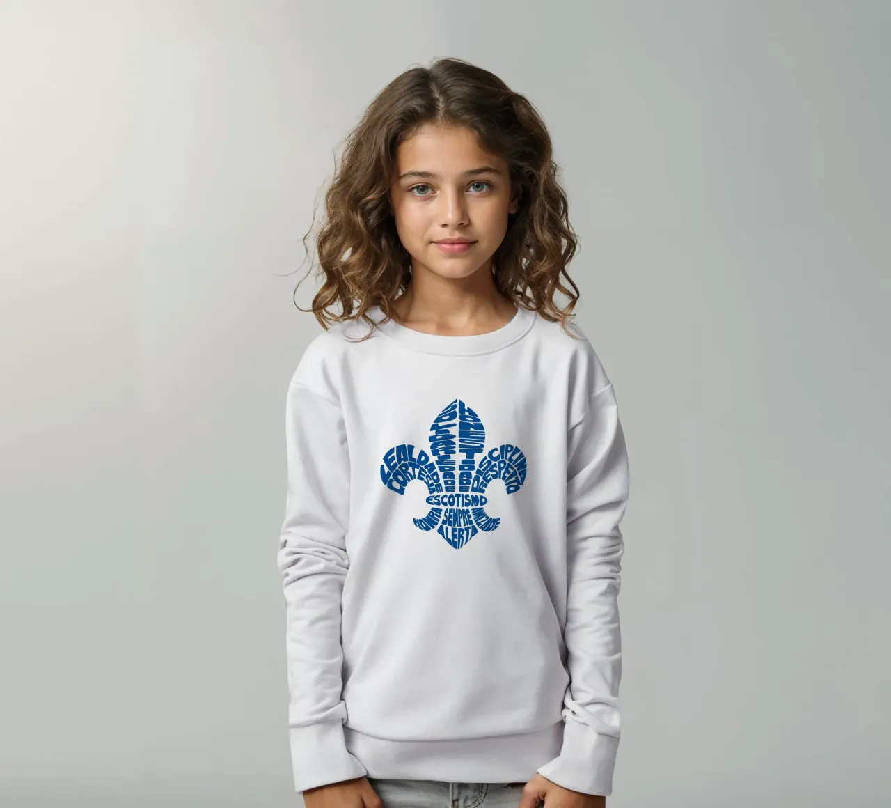 Scouting fleur de lis felpa bambino da Loobs