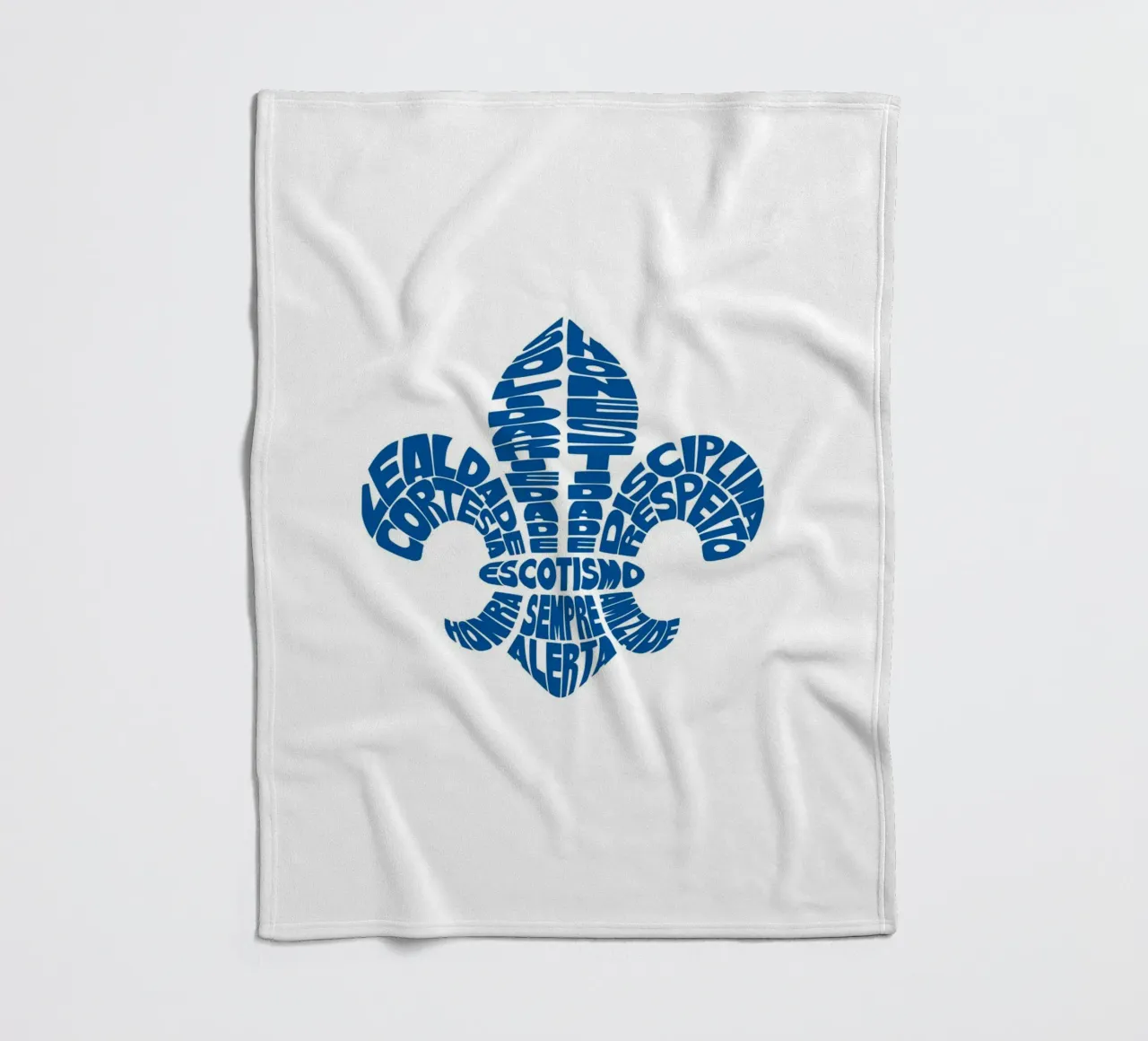 Scouting fleur de lis coperta in pile da Loobs