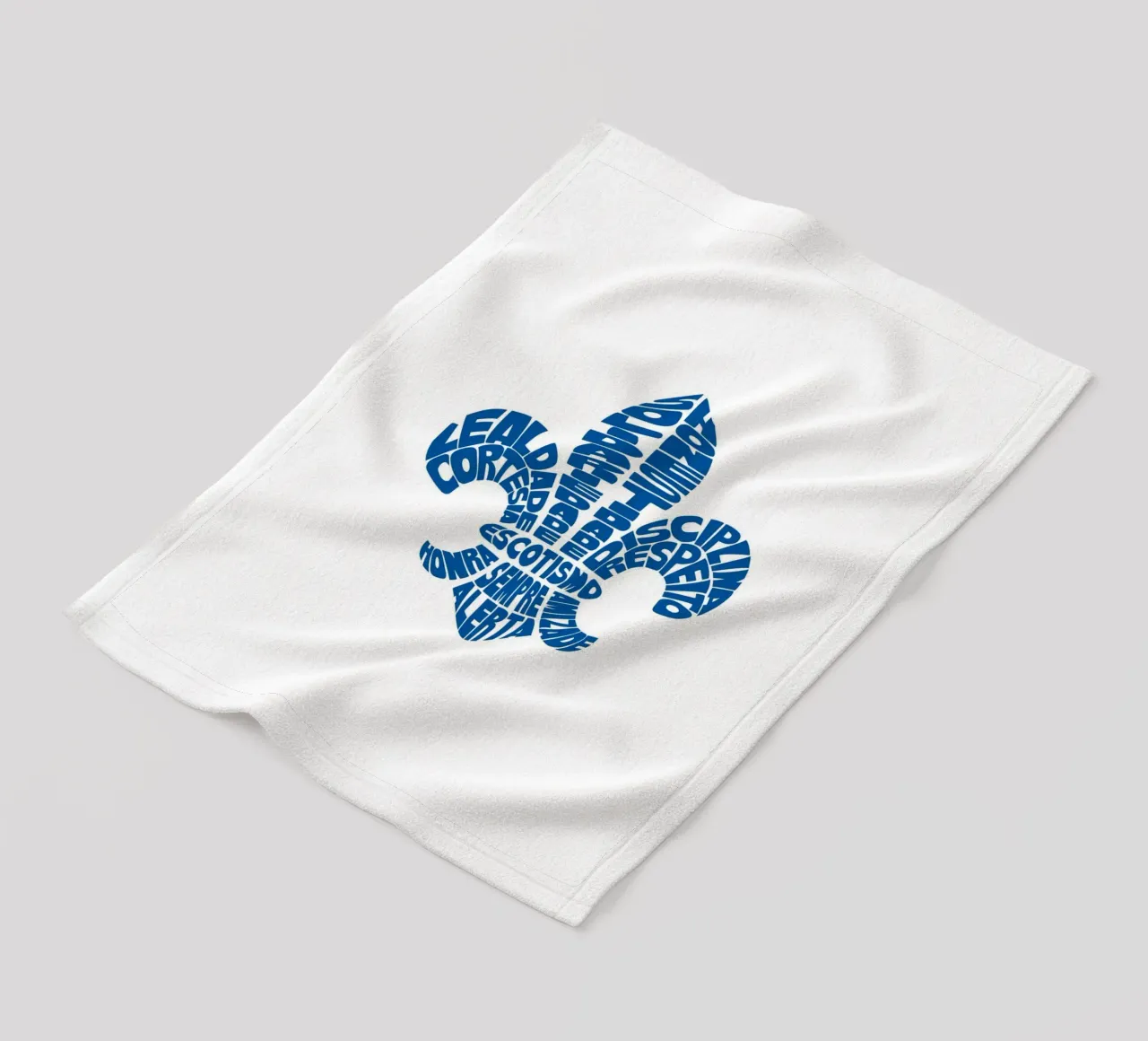Scouting fleur de lis coperta in pile da Loobs
