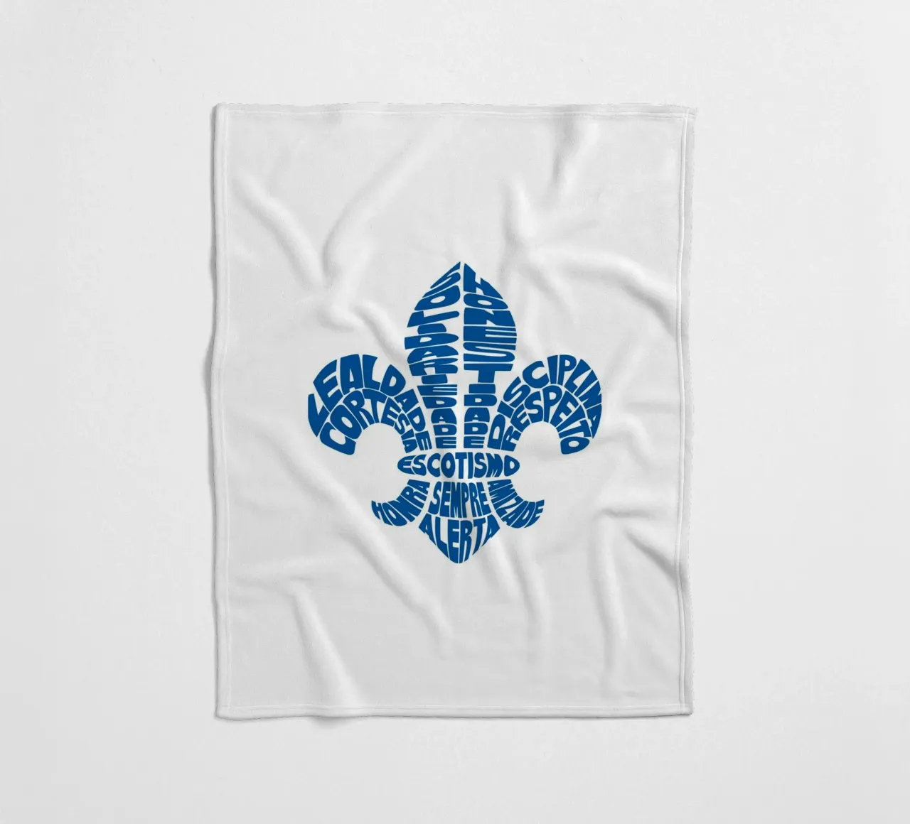 Scouting fleur de lis coperta in pile da Loobs
