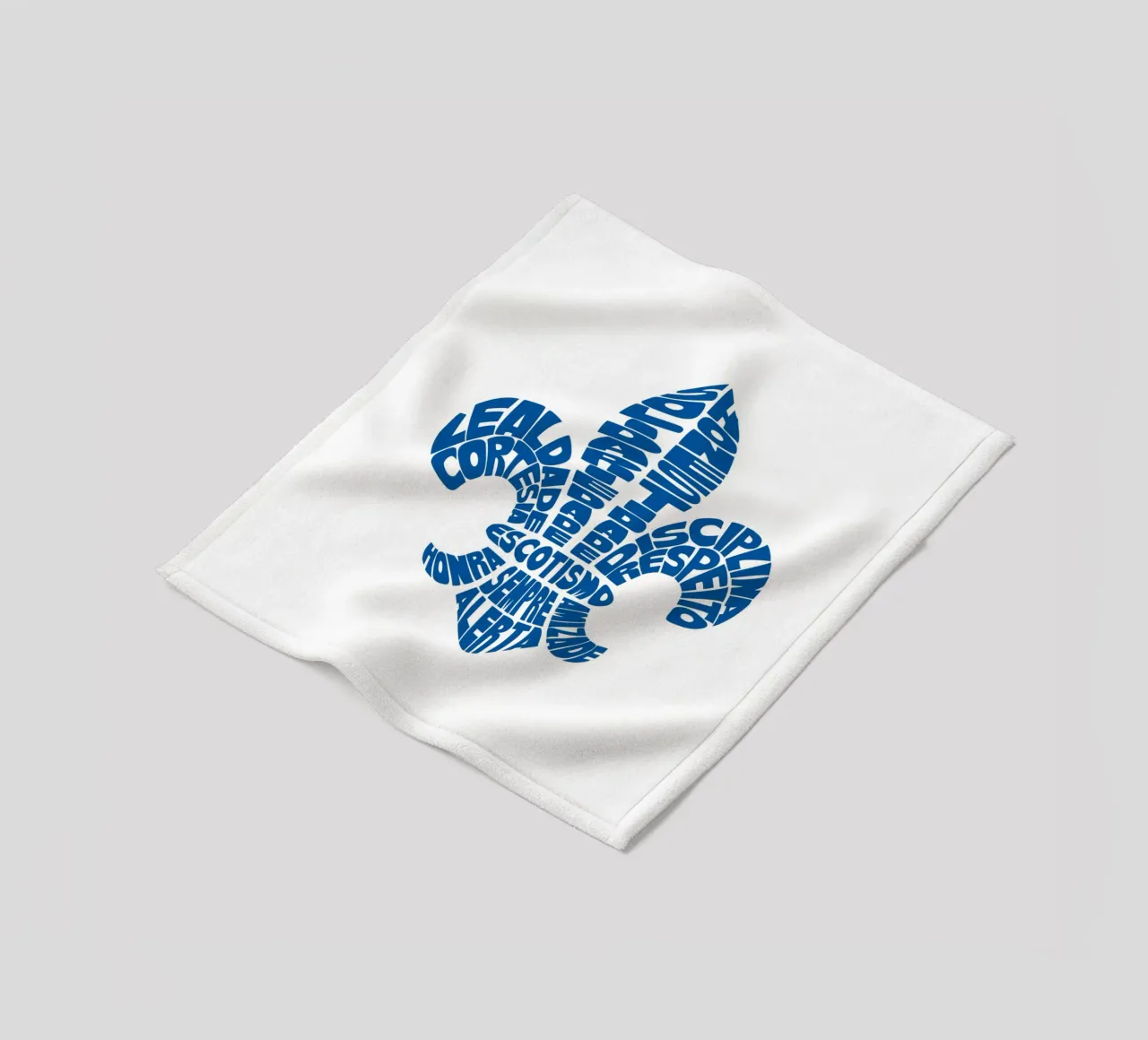 Scouting fleur de lis coperta in pile da Loobs