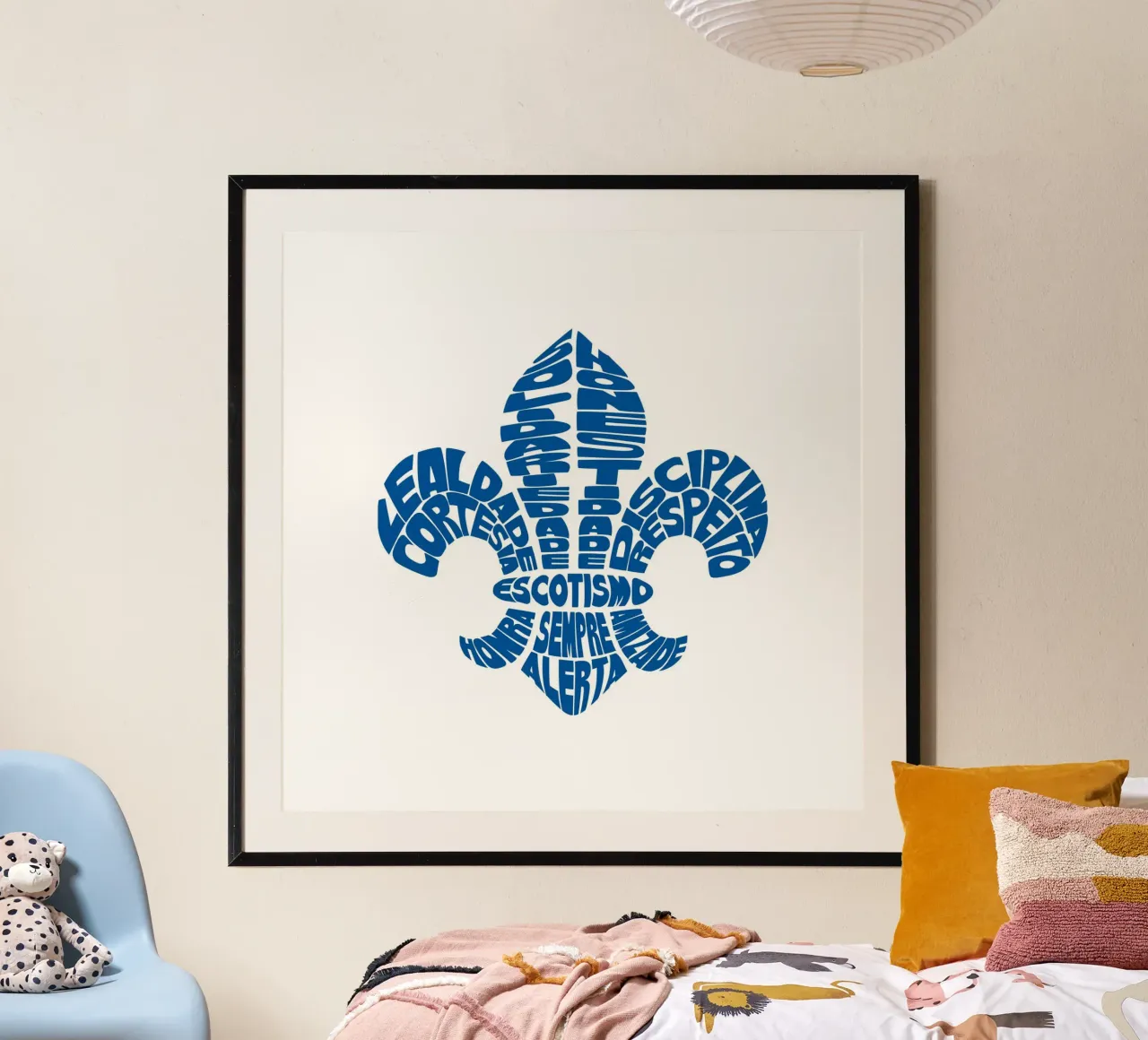 Scouting fleur de lis carta hahnemühle da Loobs