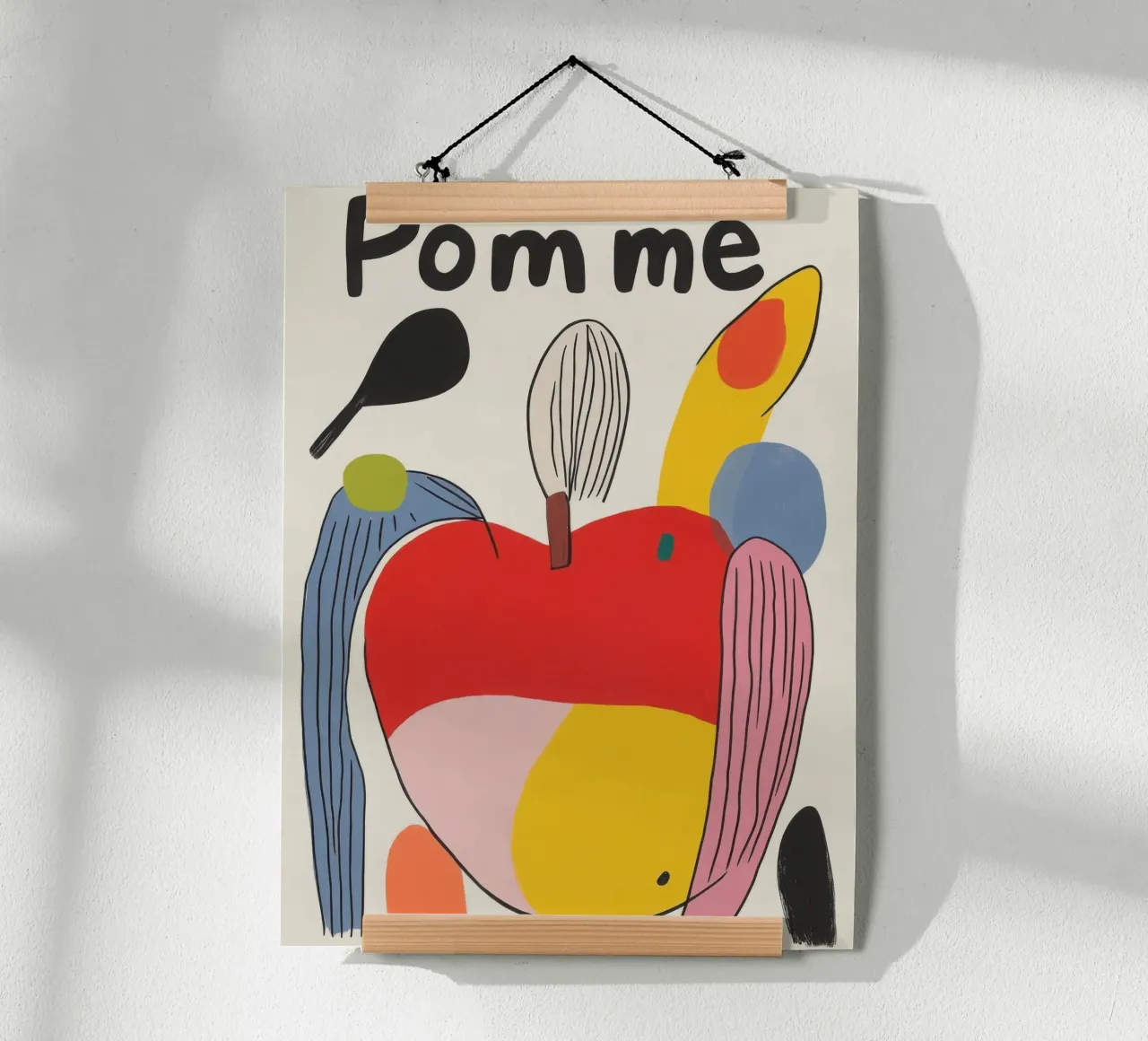 Fantasy apple poster by Pop and Fruits - Affiches & posters
