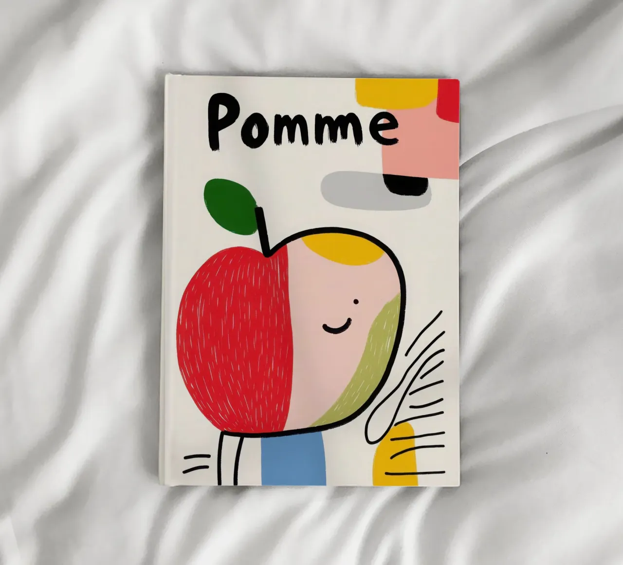 Smiling Apple notebook by Pop and Fruits - Affiches & posters