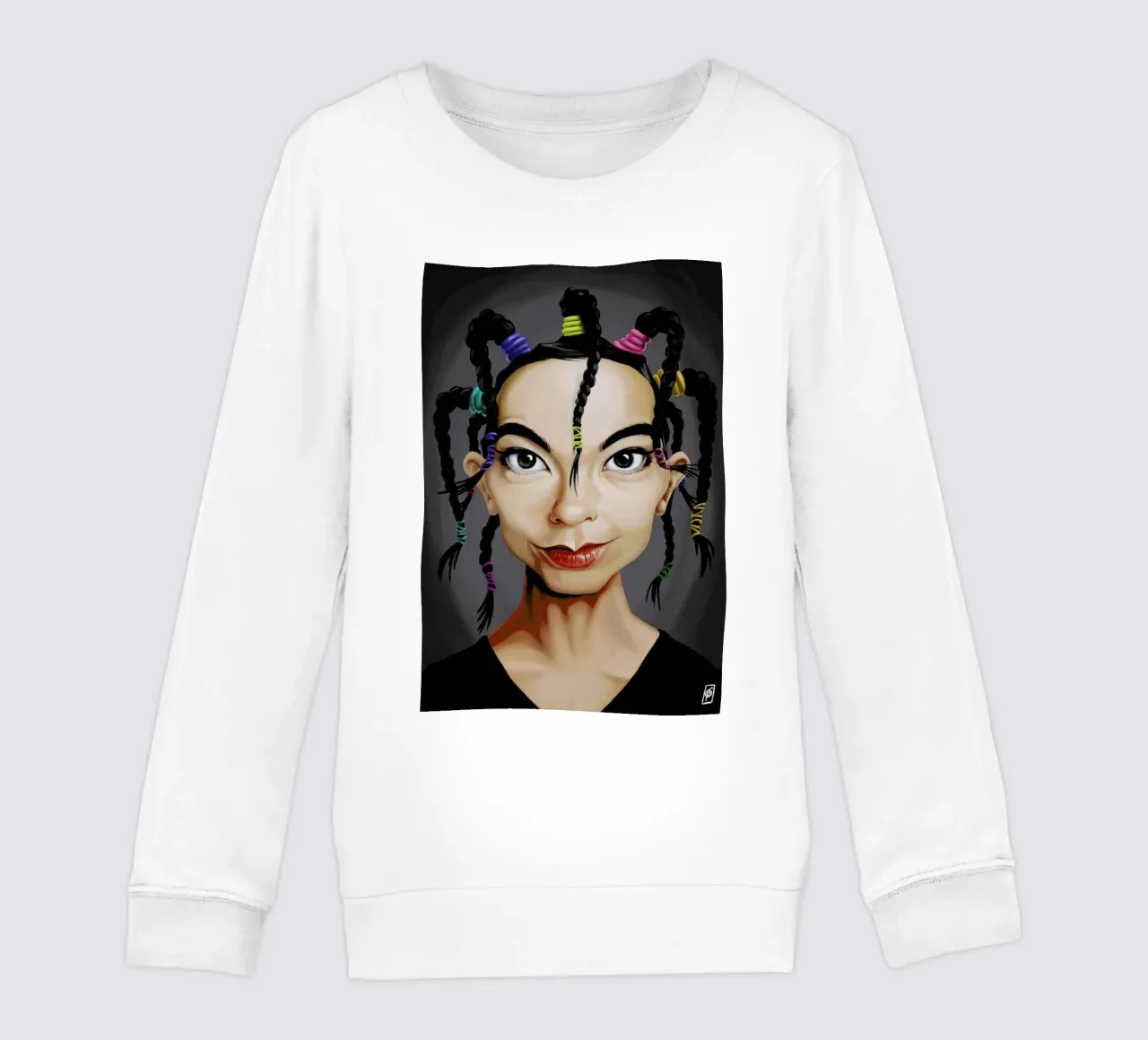 Björk felpa bambino da Rob Art | Illustration