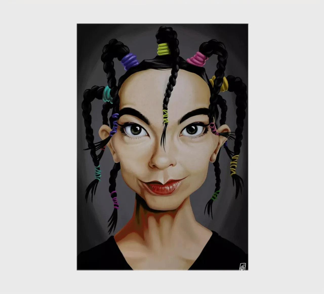 Björk notebook by Rob Art | Illustration