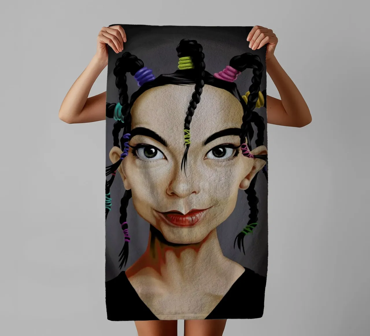 Björk asciugamano da bagno da Rob Art | Illustration