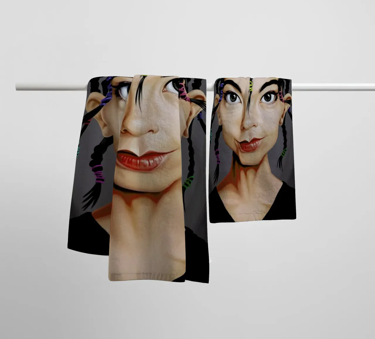 Björk asciugamano da bagno da Rob Art | Illustration