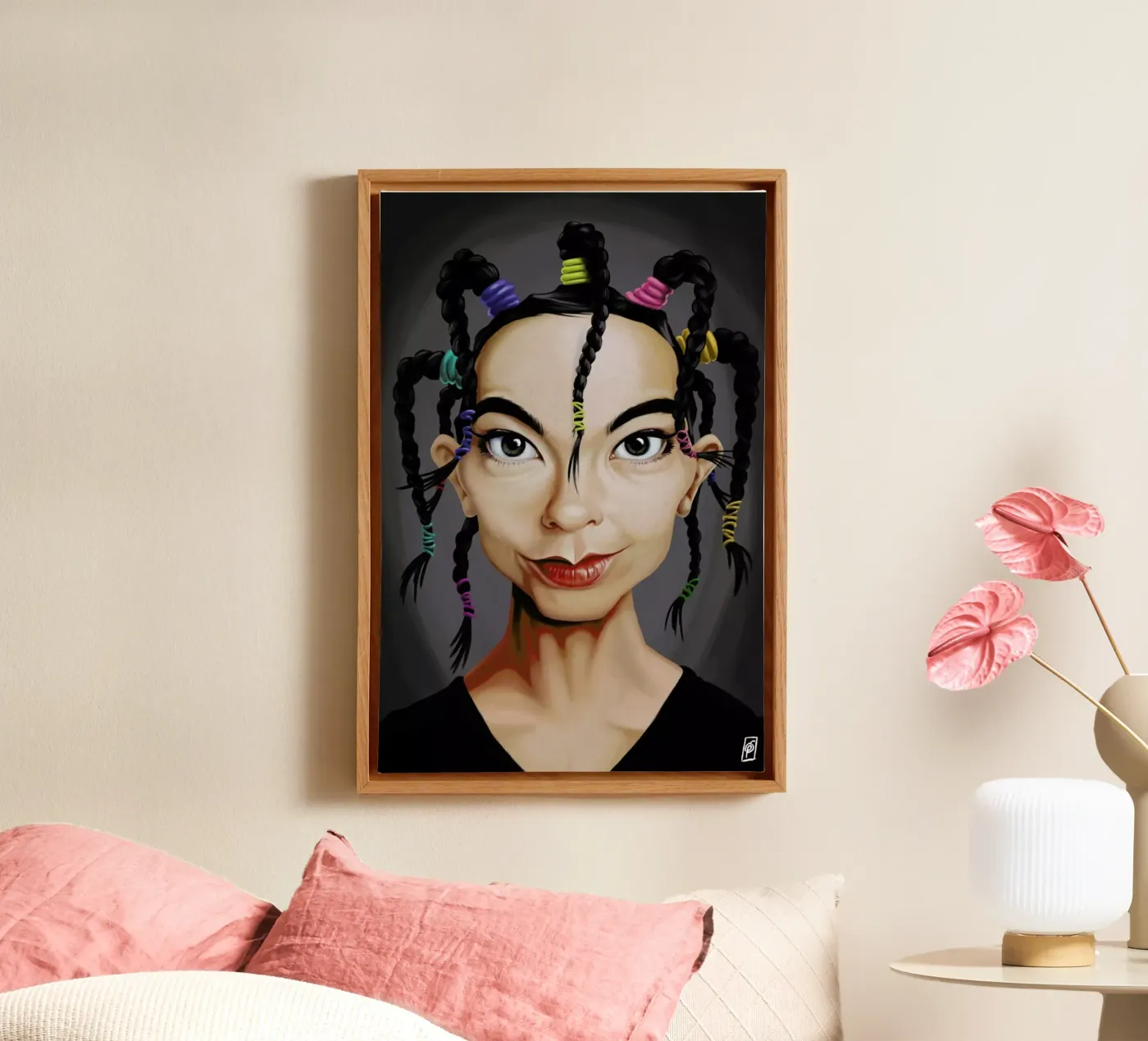 Björk tela da Rob Art | Illustration