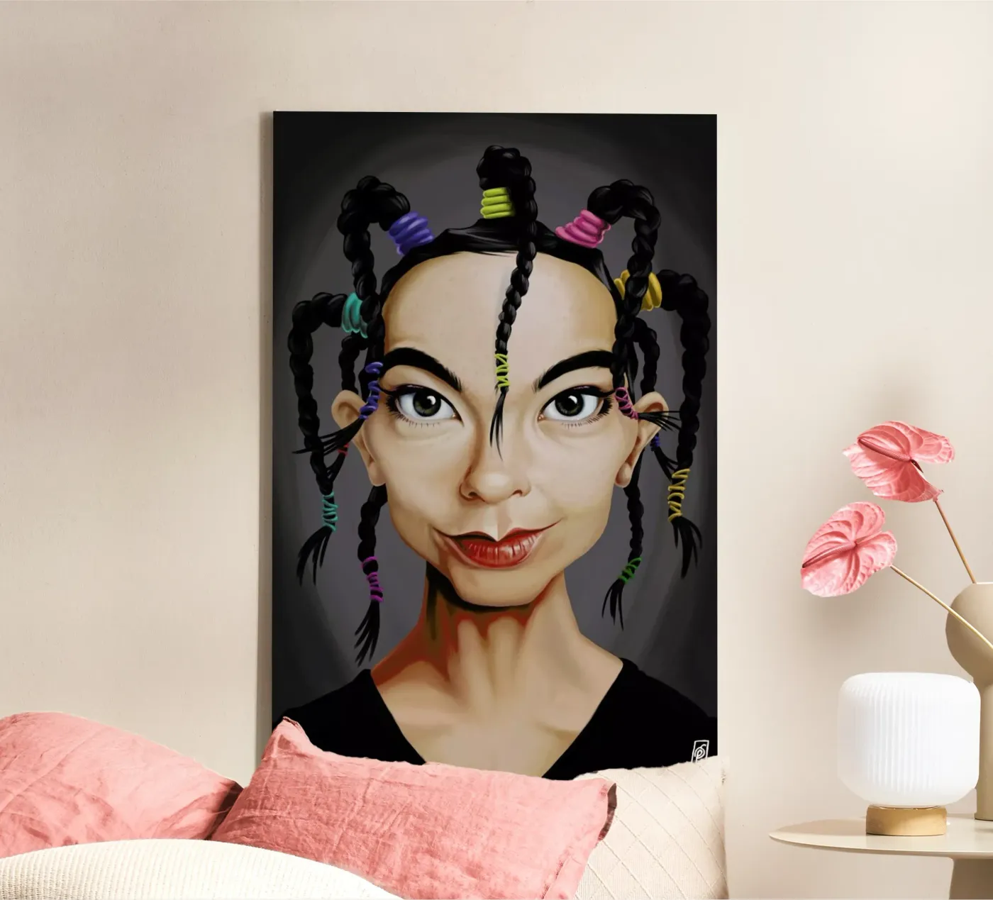 Björk tela da Rob Art | Illustration