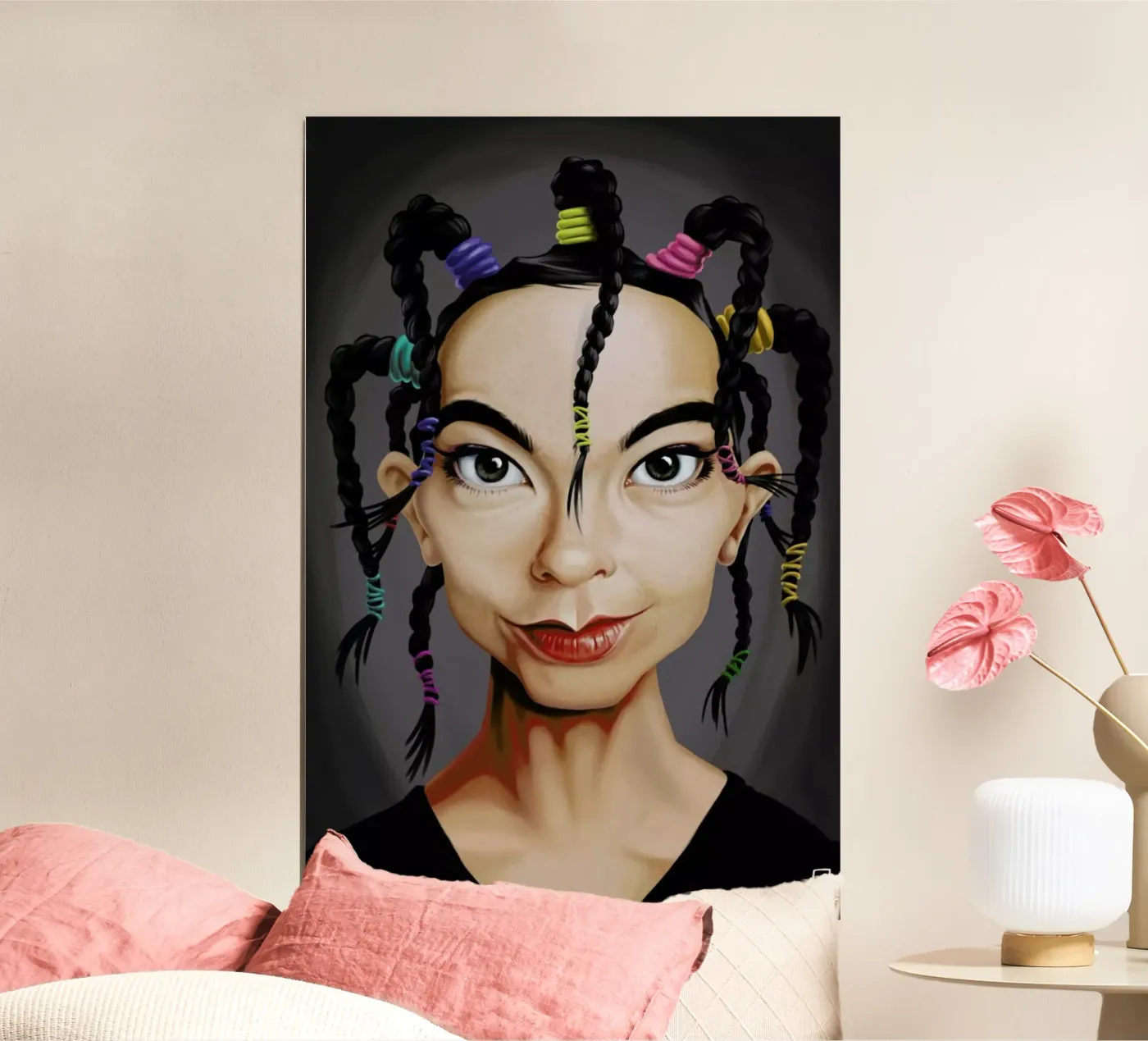 Björk poster van Rob Art | Illustration