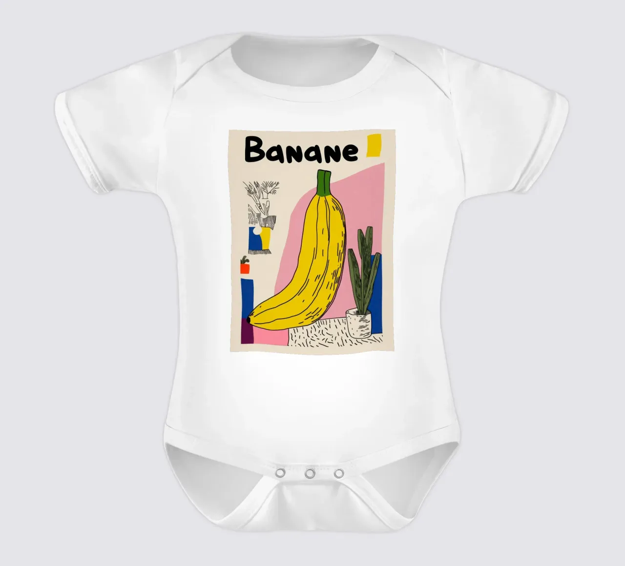 Banane Pop body neonato maniche corte da Pop and Fruits - Affiches & posters