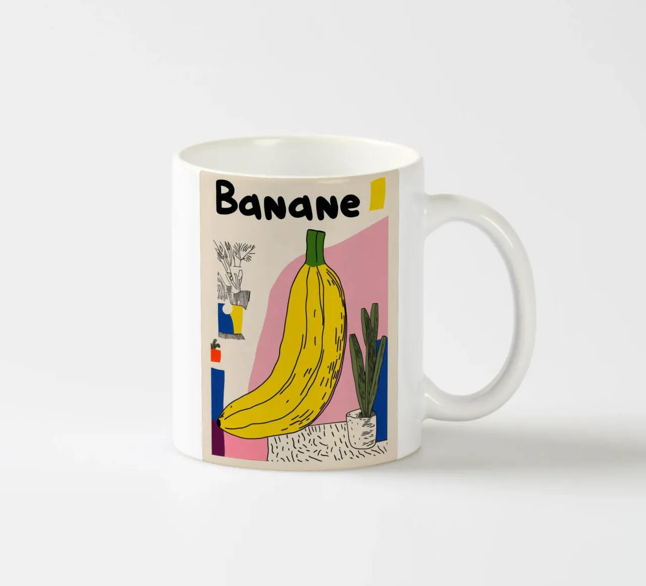 Banane Pop tazza in ceramica da Pop and Fruits - Affiches & posters