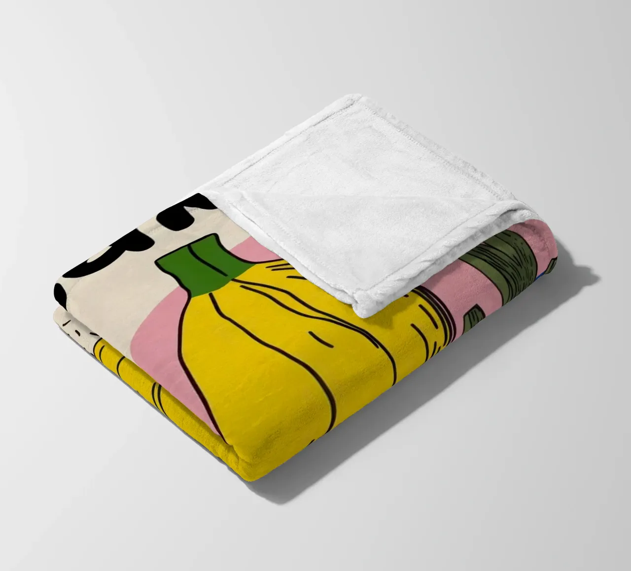 Banane Pop coperta in pile da Pop and Fruits - Affiches & posters