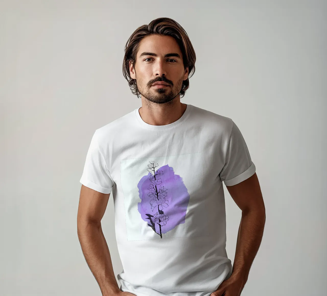 Delphinium t-shirt da Morgan Kendall