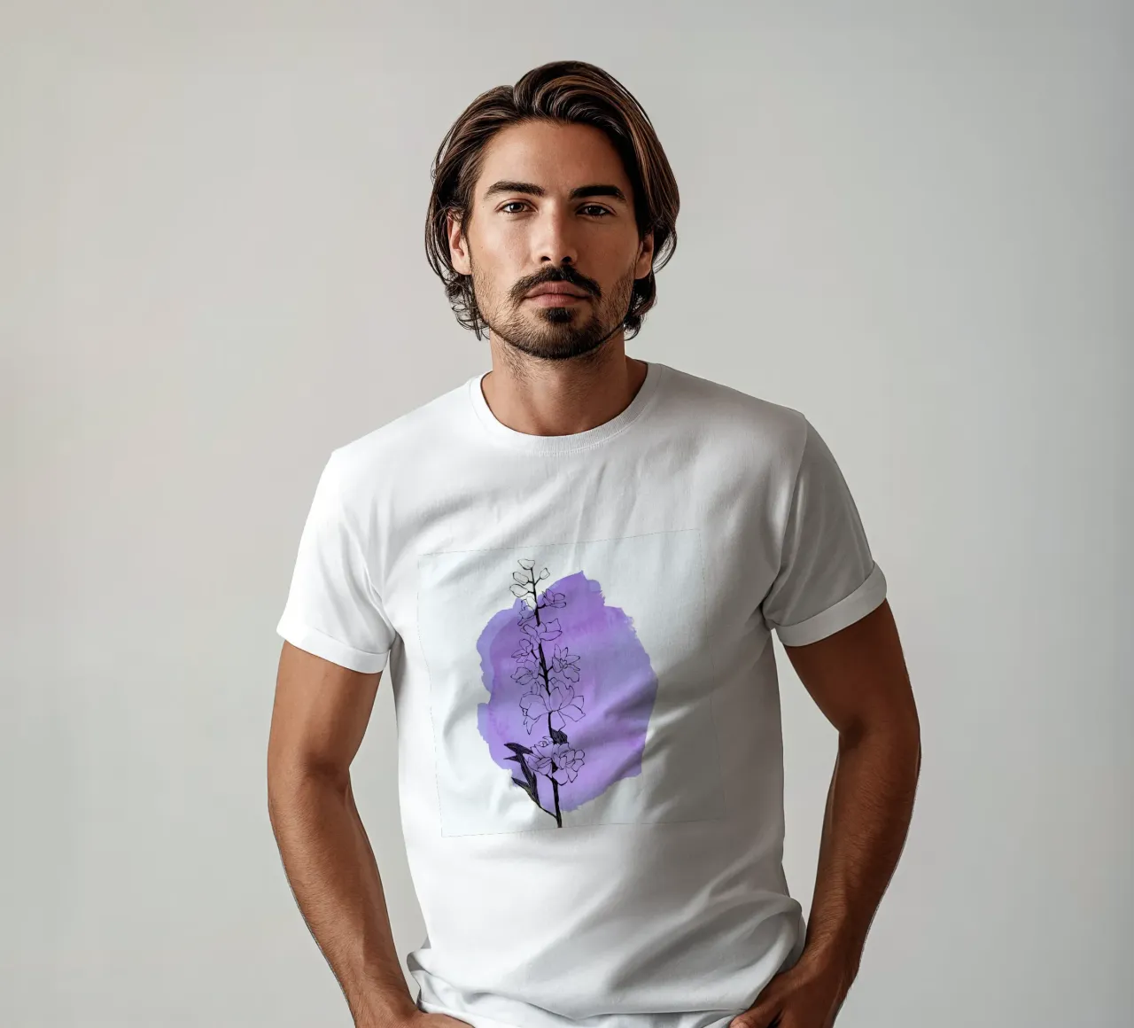 Delphinium t-shirt da Morgan Kendall