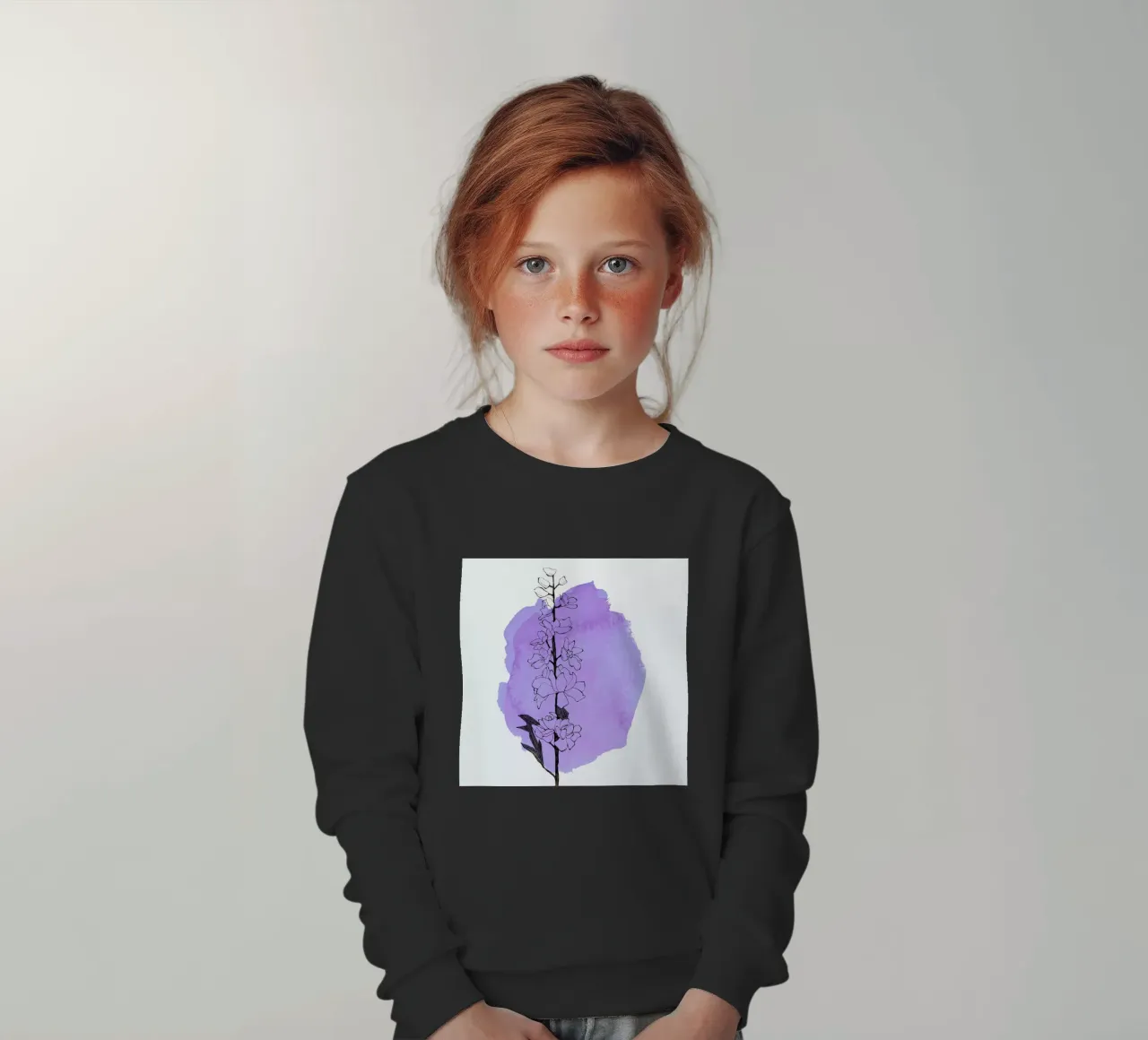 Delphinium felpa bambino da Morgan Kendall