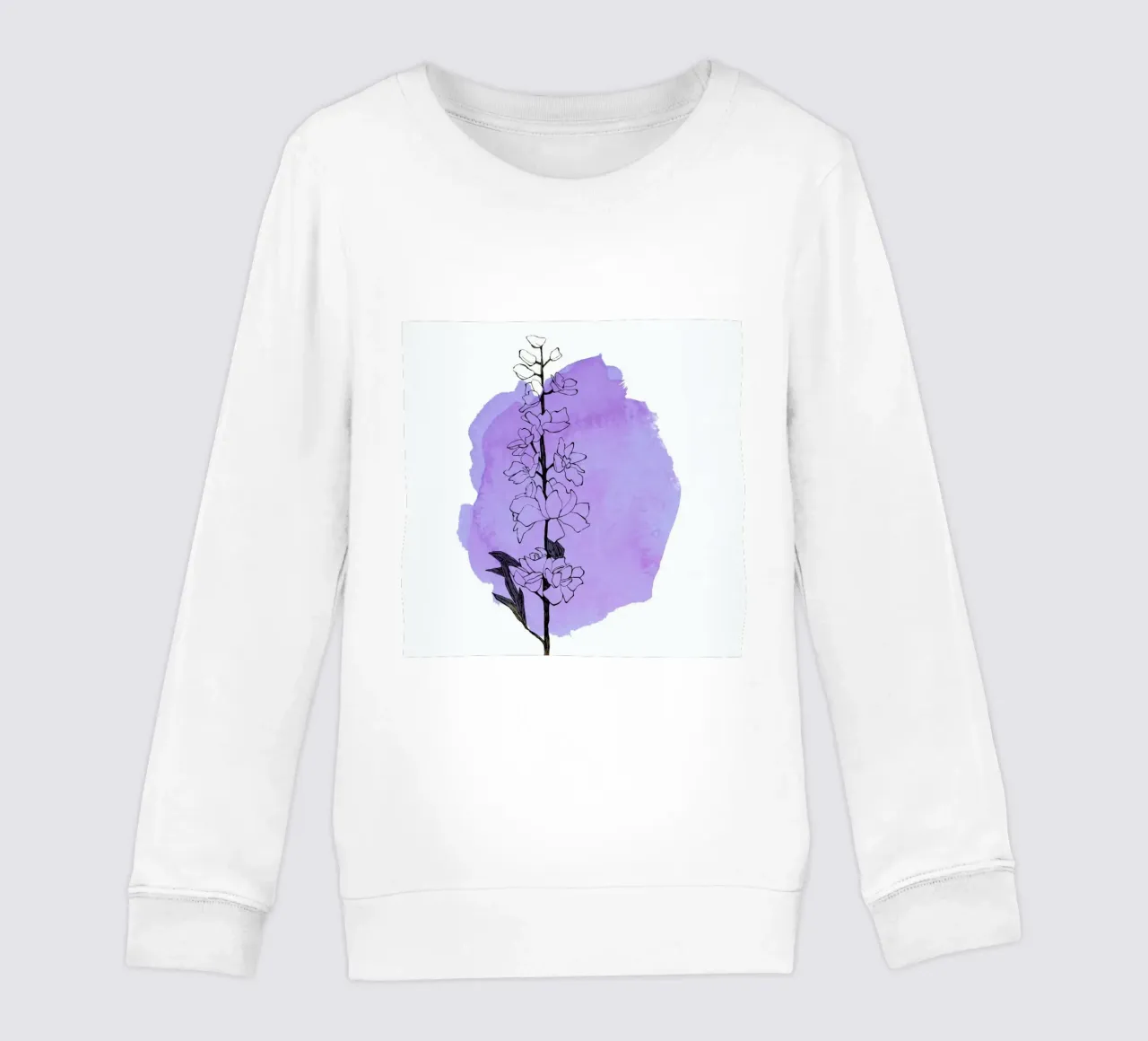 Delphinium felpa bambino da Morgan Kendall