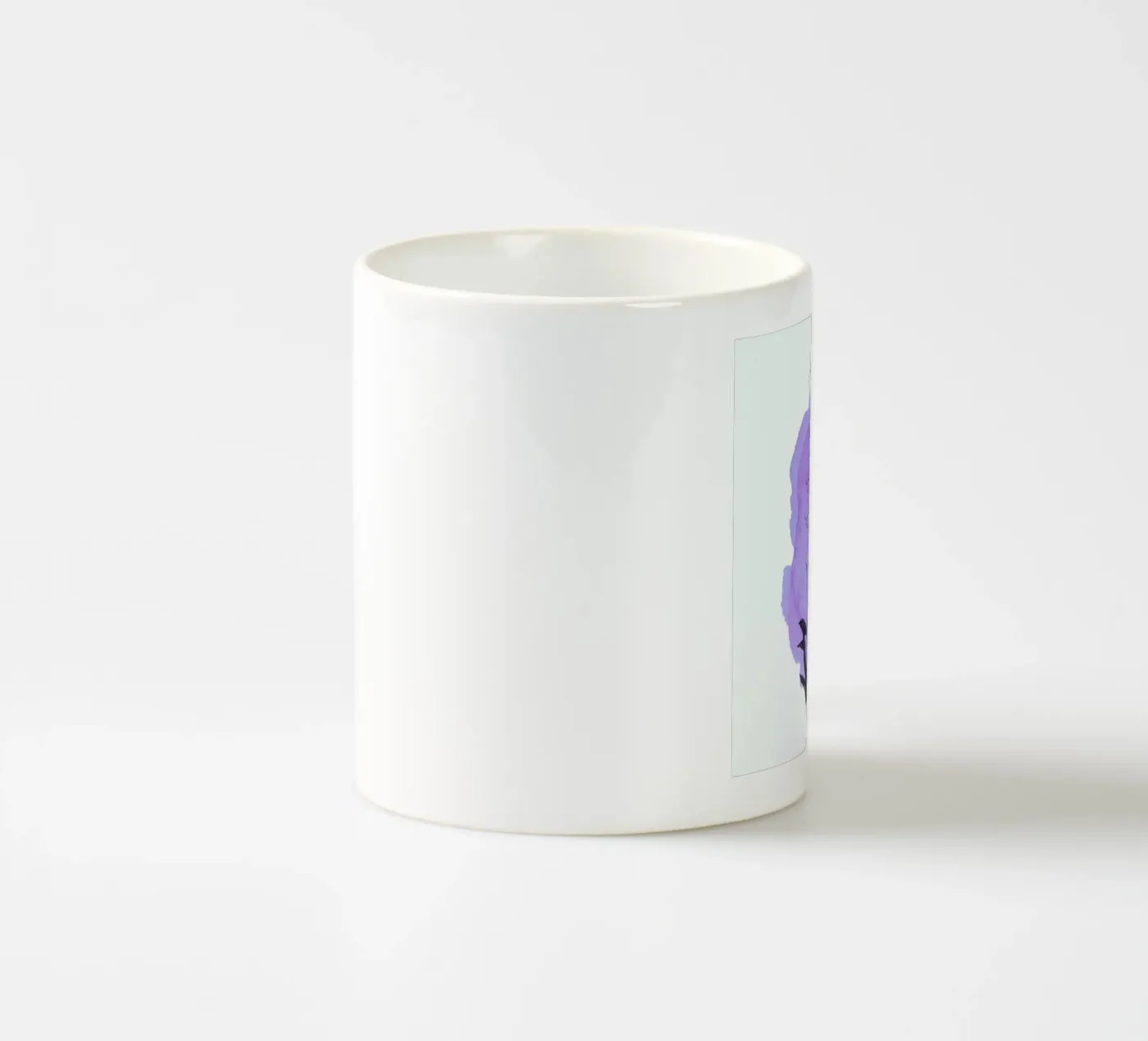 Delphinium ceramic mug by Morgan Kendall