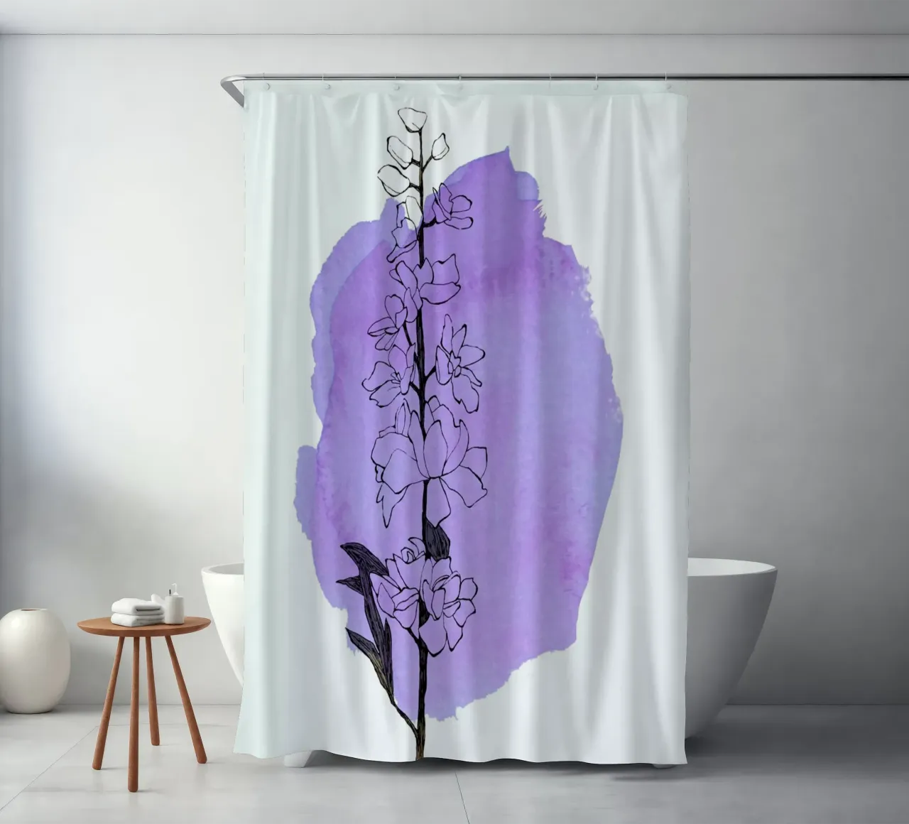 Delphinium tenda da doccia da Morgan Kendall