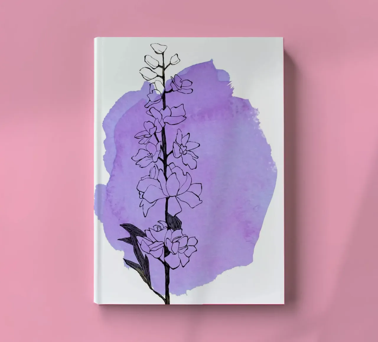Delphinium notebook by Morgan Kendall